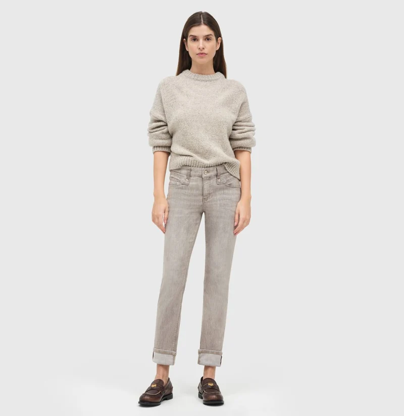 MAC Damen JEANS - RICH SLIM, Light authentic denim